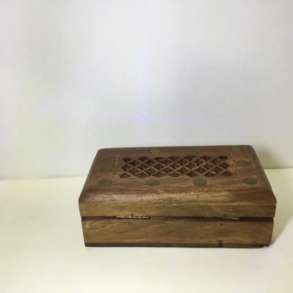 Wooden Decorative Trinket Box - Picture 5 of 10